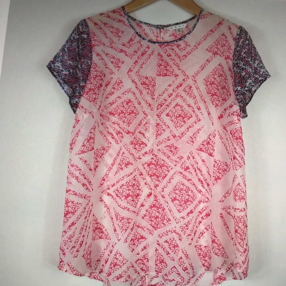Cabi #732 Coquette Blouse (L)